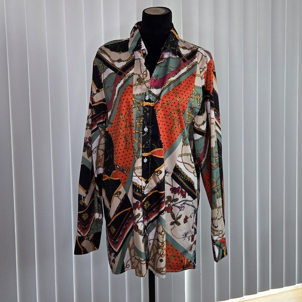 Vintage longsleeve button-up dress shirt